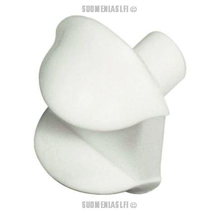 Kannake lasihyllylle 5 mm porausreikään 4 mm lasille