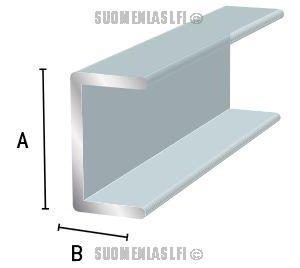 U-profiili 12 x 12 mm